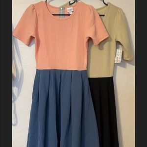LulaRoe Dresses Sz Small- Lot of 2